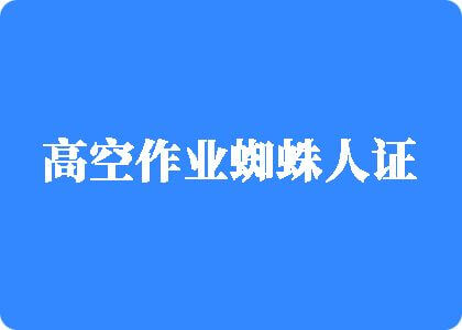 大吊爆操美女BB高空作业蜘蛛人证